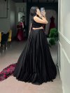 Lnb1736 Monga Silk Real Mirror Work Chaniya Choli